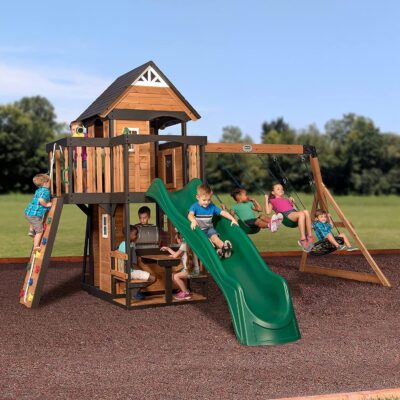 Backyard discovey canyon creek swing set