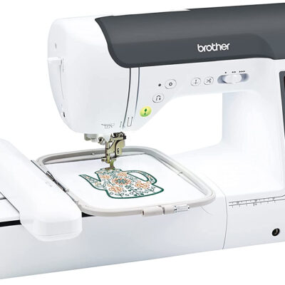 Brother SE2000 Computerized Sewing and Embroidery Machine, 5″ x 7″ Hoop Area, LCD Touchscreen, 241 Built-In Stitches, 193 Embroidery Designs, Wireless Technology