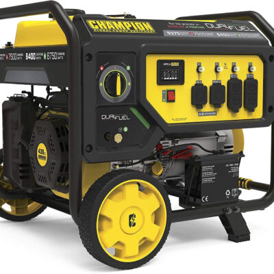 Champion 9375/7500-Watt Dual Fuel Portable Generator, Electric Start