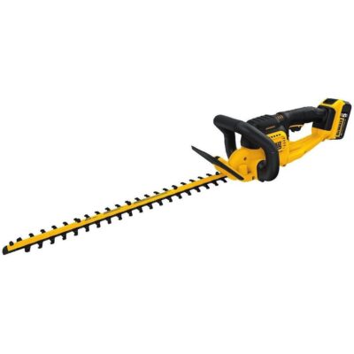 DEWALT 20 V Max Hedge Trimmer with 5 Ah Lithium battery – Refurbished with Dewalt Warranty – DCHT820P1