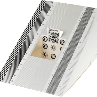 DSLRKIT Lens Focus Calibration Tool Alignment Ruler Folding Card