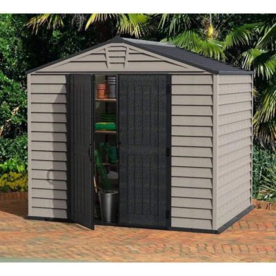 DuraMax StoreMax Plus 10.5?8 Ft with Molded Floor Vinyl Storage Shed