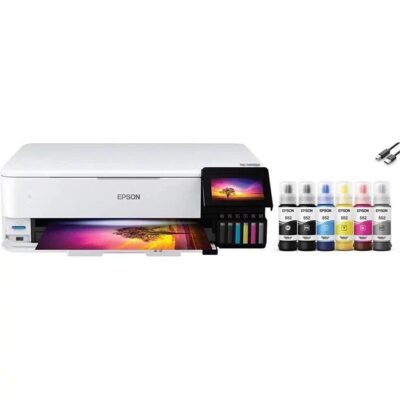 Epson EcoTank Photo ET-8550 Wireless Wide-Format Color All-in-One Supertank Printer