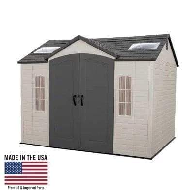 LIFETIME 10 FT. X 8 FT. OUTDOOR STORAGE SHED INSTALLATION INCLUDED