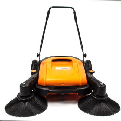 Generic Industrial Floor Sweeper with Triple Brooms 38 inch Outdoor and Indoor Sweeper