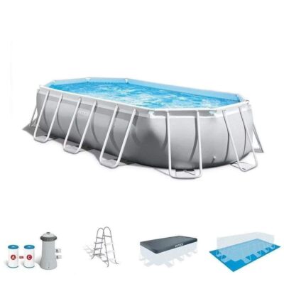 Intex ? 20 Foot Prism Frame Oval Pool Set