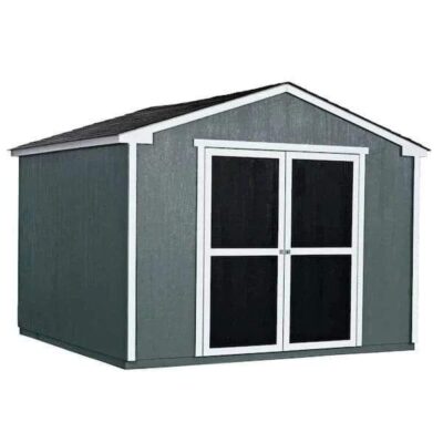 Handy Home Products Princeton 10 ft. x 10 ft. Wood Storage Shed