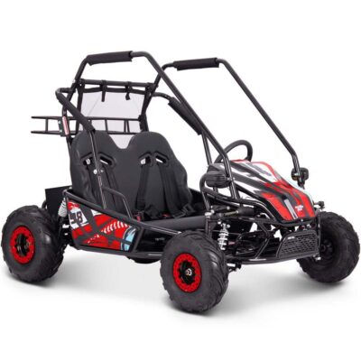 (Preorder)MotoTec Mud Monster XL Kids Electric 60v 2000w Go Kart Full Suspension Red