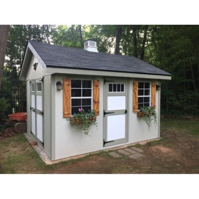 Riverside 10 ft. W x 12 ft Wood Storage Shed