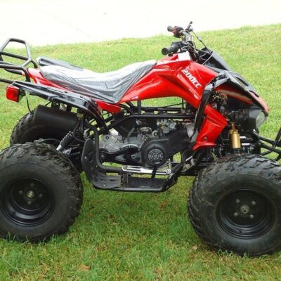 Roketa Full Size 200cc Race Style ATV Ultra Wide Front End. Automatic with Reverse