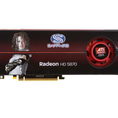 SAPPHIRE AMD Radeon HD 5870 (Cypress XT) 1GB 256-bit GDDR5 PCI Express 2.0 x16 HDCP Ready CrossFire Supported Video Card w/ATI Eyefinity 100281SR