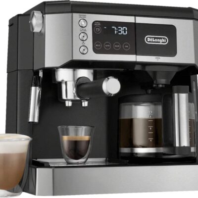 De?Longhi COM530M ? Digital All-in-One Combination Coffee and Espresso Machine ? Black and Stainless Steel