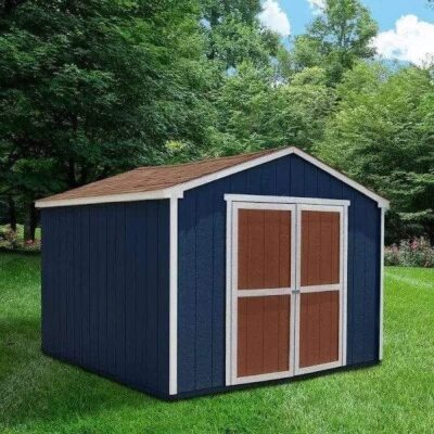 Handy Home Products Princeton 10 ft. x 10 ft. Wood Storage Shed