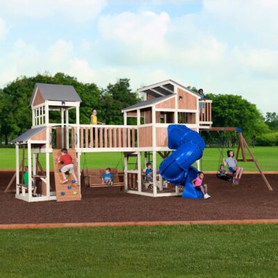 Skyline Retreat Wooden Swing Set