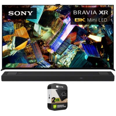 Sony 85″ BRAVIA XR Z9K 8K HDR Mini LED TV + HT-A5000 Soundbar and Warranty