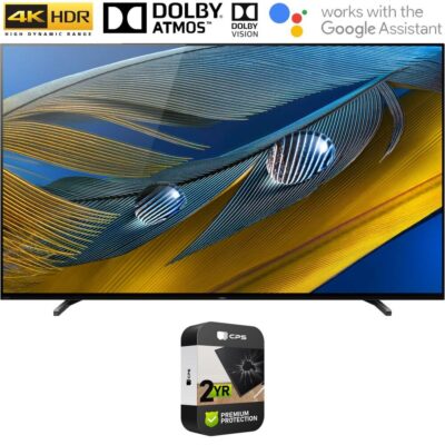 Sony XR77A80J 77″ A80J 4K OLED Smart TV 2021 w/Premium 2Year Extended Protection Plan