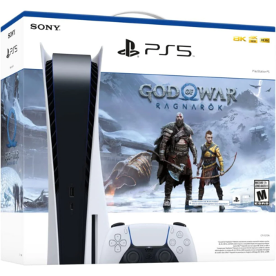 PS5 Console God of War Ragnarok Bundle, White