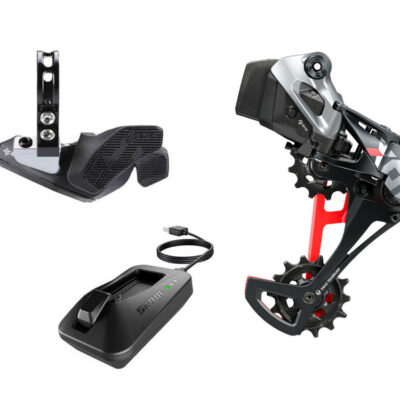 SRAM X01 Eagle AXS Rocker Paddle Upgrade Kit 1×12 lunar-grey/red