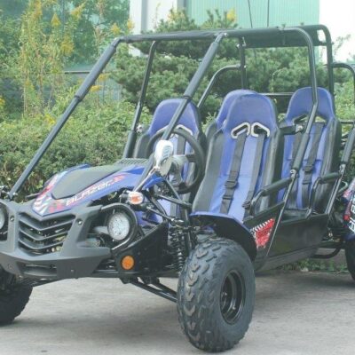 TrailMaster Blazer 4-200X Off Road Adult Buggy Go kart four seater. High Back Seats with race style harness