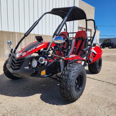 Trailmaster Blazer i2k, Electric off road go kart for teens and adults, 60 volt 30ah Lithium batteries , Dual A arm suspension,