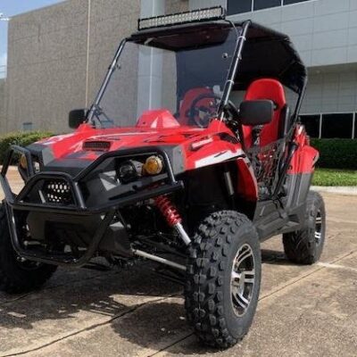 TrailMaster Challenger 200EX EFI UTV Deluxe, Windshield, Push Bar, Chrome Rims, Light bar included