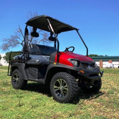 TrailMaster Taurus 200GV Gas UTV High/Low Gear-Golf Cart Style UTV, Hi/Low transmission, Custom Rims, Upgraded