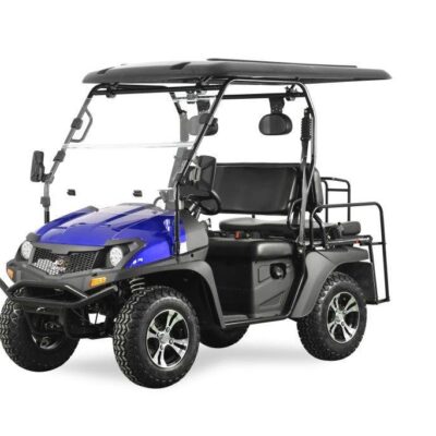 TrailMaster Taurus 200GX UTV / Golf Cart / side-by-side With Full length roof. Four seat cargo area DOT light package