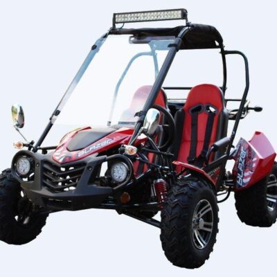 Trailmaster ULTRA Blazer 200X Go Kart Upgraded frame, Bigger Tires, Body kit, Chrome Rimes, All Terrian Tires