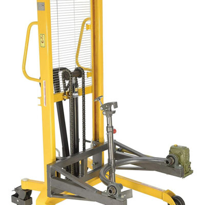 Vestil Drum-Lrt-Esj Drum Lifter/Rotator/Transport Steel Jaw, 44″ Length X 78″ Height X 40″ Width, 550 Lb. Capacity, Yellow