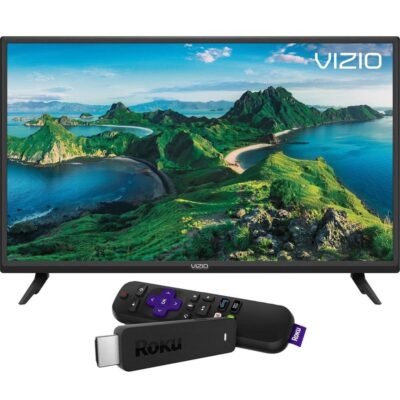 Vizio D-Series 32″ Class Full HD Smart LED TV Refurbished + Roku Streaming Stick