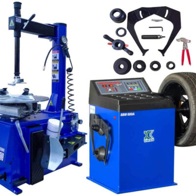 XK USA INC. New 1.5HP Tire Changer Wheel Changers Machine Combo Balancer Rim Clamp 580-680/12 Month Warranty