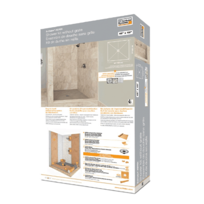 Schluter-KERDI-SHOWER-KIT 48 in. x 48 in. w/ PVC Flange