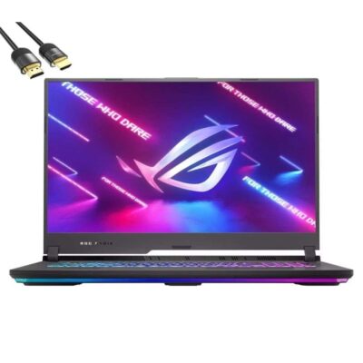 ASUS ROG Strix G17 Gaming Laptop, 17.3″ FHD 144Hz 3ms, AMD 8-Core Ryzen 7 4800H (Beat i5-11600), GeForce RTX 3060, 8GB RAM, 512GB SSD, USB-C, HDMI