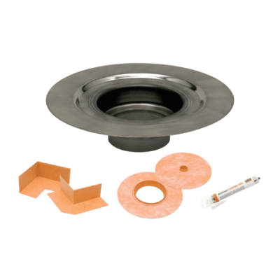 Schluter-KERDI-DRAIN Flange Kit 2 in. Stainless Steel