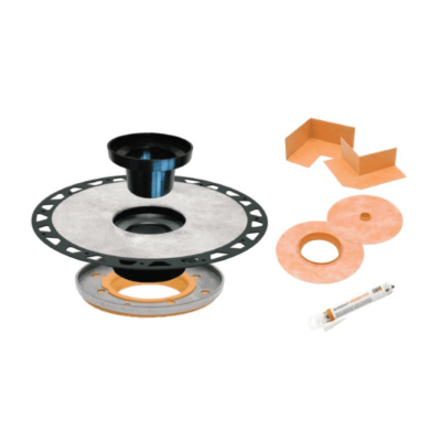 Schluter-KERDI-DRAIN-A Adapter Flange Kit 5-1/4 in. ABS (10/pack)