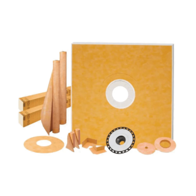 Schluter-KERDI-SHOWER-KIT-FL 72 in. x 72 in. PVC Flange 2 in.