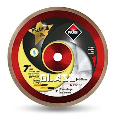 Rubi 7 in. Glass Premium Diamond Blade