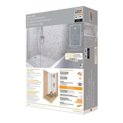 Schluter-KERDI-SHOWER-KIT 38 in. x 60 in. w/ PVC Flange