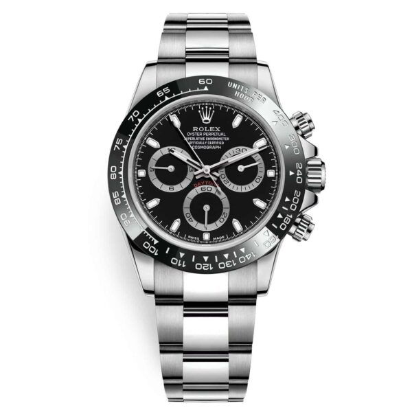 Rolex Cosmograph Daytona 116500LN Black Stainless Steel Men’s Watch with Factory Stickers