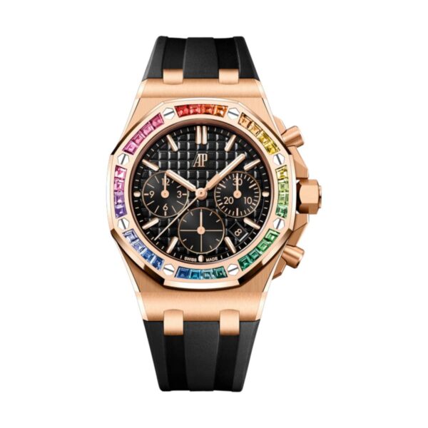 Audemars Piguet 26236OR.YY.D002CA.01 Royal Oak Offshore Black Dial Black Rubber Strap