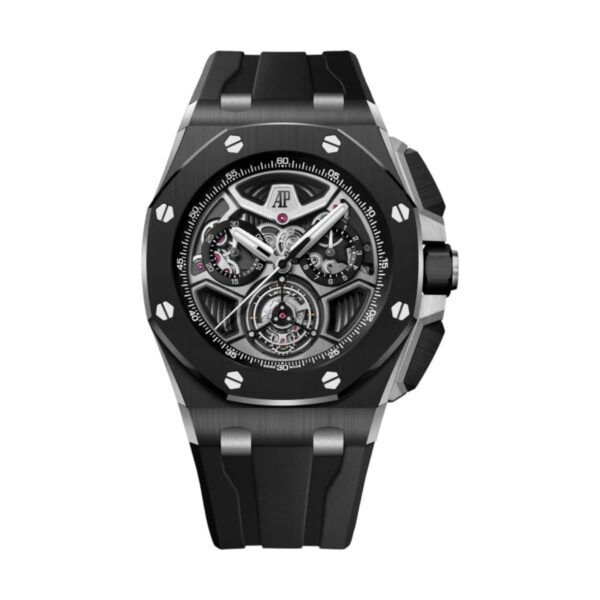 Audemars Piguet 26622CE.OO.D002CA.01 Royal Oak Offshore Black Dial Black Rubber Strap