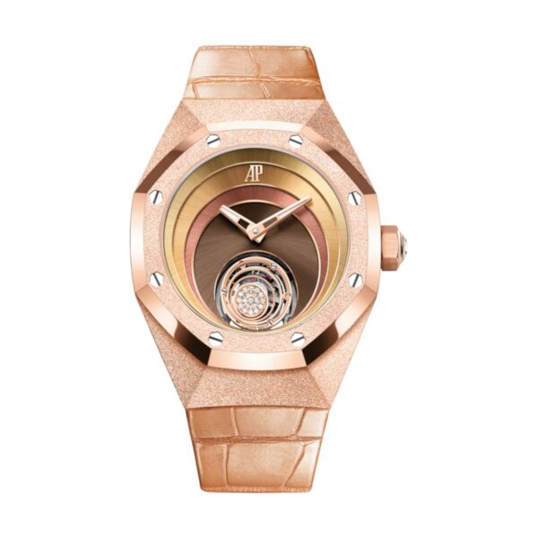 Audemars Piguet 26630OR.GG.D626CR.01 Royal Oak Concept Gold Dial Bronze Alligator Strap
