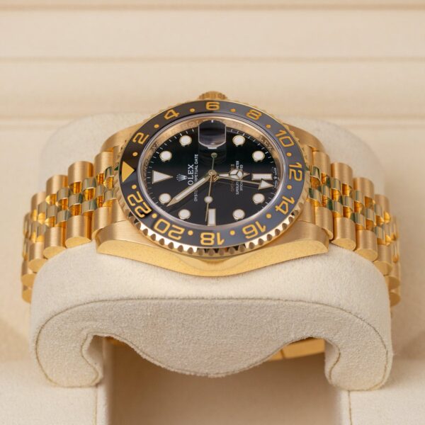 Rolex GMT-Master II 126718GRNR Black Dial 40mm Yellow Gold - Image 4