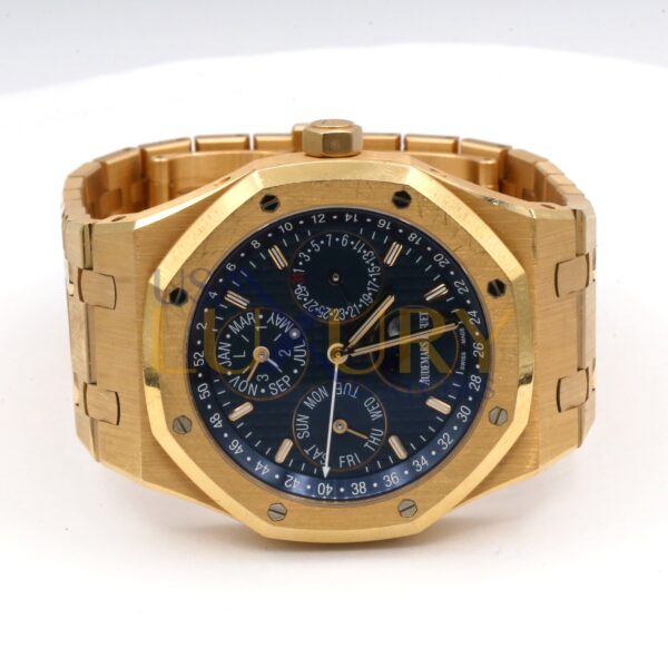 Audemars Piguet 26574BA.OO.1220BA.01 Royal Oak 41mm Perpetual Calendar Blue Dial Watch - Image 7