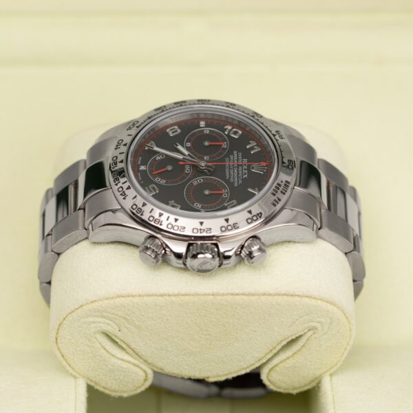Rolex Cosmograph Daytona 116509 Black Arabic Racing Dial Oyster White Gold Mens Watch - Image 3