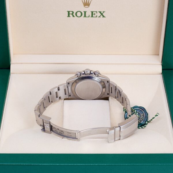 Rolex 116520 Daytona 40mm Stainless Steel Case Aftermarket White Dial & Black Bezel Watch - Image 6