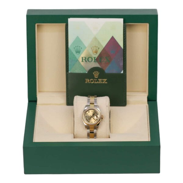 Rolex 179163 Champagne Sunbeam Roman Two-Tone 26mm Oyster Watch - Image 2