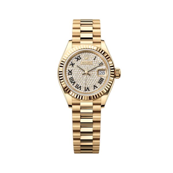 Rolex Lady Datejust 279178-0031 Diamond Paved Dial