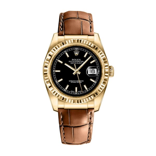 Rolex Datejust 116138 Black Index Dial
